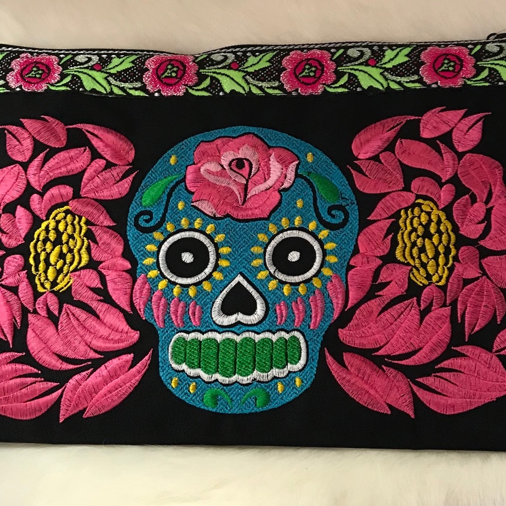 Day of the Dead Wristlet